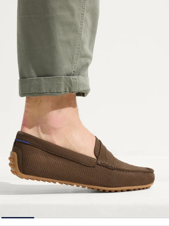 Rothy's Other - Rothy's The Driving Loafer Brown Knit Penny Loafers Men Sz 11